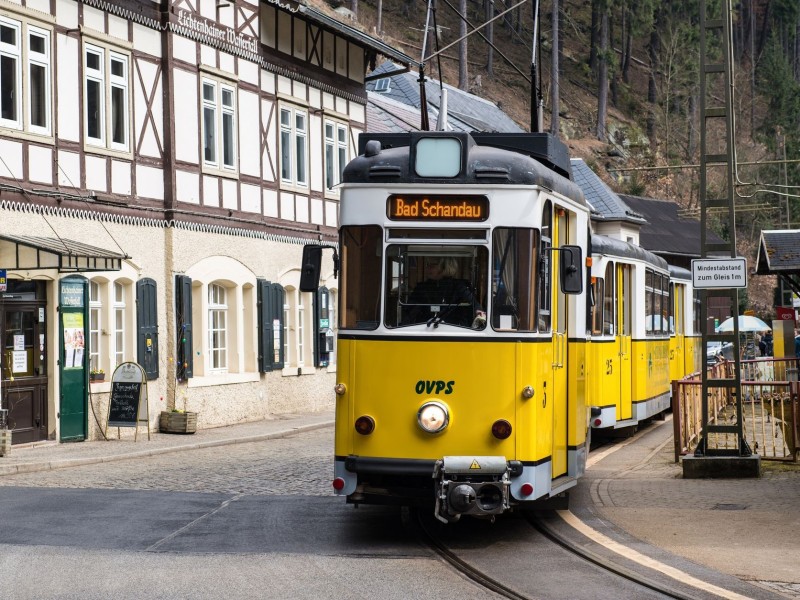 Kirnitzschtalbahn v&yacute;let z Bad Schandau: tipy pro n&aacute;v&scaron;těvn&iacute;ky